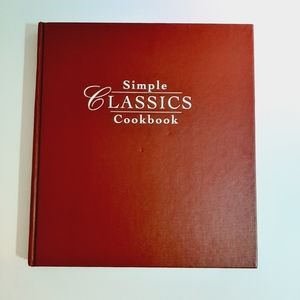 🍒 WILLIAMS SONOMA - Simple Classics Cookbook Hardcover